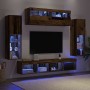 Conjunto de mueble de TV Montaje en la pared 6 pcs Madera vieja en Muebles TV | Comprar online en Foru.es