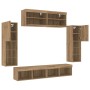Conjunto de mueble de TV 6 pcs Roble artisan en Muebles TV | Comprar online en Foru.es