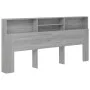 Sonoma gray headboard furniture 220x19x103.5 cm by vidaXL, Headboards and footboards - Ref: Foro24-817262, Price: 77,44 €, Di...