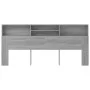 Sonoma gray headboard furniture 220x19x103.5 cm by vidaXL, Headboards and footboards - Ref: Foro24-817262, Price: 77,44 €, Di...