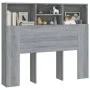 Möbel mit Kopfteil in Sonoma-Grau, 120 x 19 x 103,5 cm von vidaXL, Kopf- und Fußteile - Ref: Foro24-817247, Preis: 56,99 €, R...