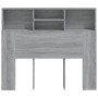 Mueble cabecero gris Sonoma 120x19x103,5 cm de vidaXL, Cabeceros y pies de cama - Ref: Foro24-817247, Precio: 58,19 €, Descue...
