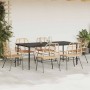 Juego de comedor de jardín 7 pzas ratán PE marrón en Conjuntos de jardín | Comprar online en Foru.es