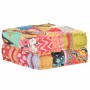 Puf patchwork de tela 60x70x36 cm en Decoración | Comprar online en Foru.es
