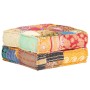Puf patchwork de tela 60x70x36 cm en Decoración | Comprar online en Foru.es