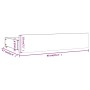 Cajones de cama 4 unidades madera maciza de pino blanco de vidaXL, Camas y accesorios - Ref: Foro24-814995, Precio: 107,90 €,...