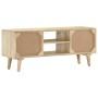 Mueble para TV madera maciza de mango 110x30x45 cm en Muebles TV | Comprar online en Foru.es