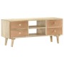 Mueble para TV madera maciza de mango 110x30x45 cm en Muebles TV | Comprar online en Foru.es