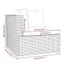 5-teiliges Gartenmöbel-Set und braune Kissen aus synthetischem Rattan von vidaXL, Gartensets - Ref: Foro24-3101690, Preis: 44...