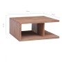 Mesa de centro de madera maciza de teca 170x70x30 cm en Mesas de centro | Comprar online en Foru.es