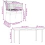 Juego de comedor de jardín 7 pzas ratán PE marrón en Conjuntos de jardín | Comprar online en Foru.es