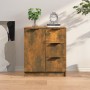 Aparador madera contrachapada color roble ahumado 60x30x70 cm de vidaXL, Aparadores - Ref: Foro24-816988, Precio: 75,31 €, De...