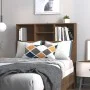 Mueble cabecero marrón roble 100x19x103,5 cm de vidaXL, Cabeceros y pies de cama - Ref: Foro24-817245, Precio: 53,62 €, Descu...