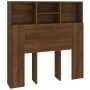 Mueble cabecero marrón roble 100x19x103,5 cm de vidaXL, Cabeceros y pies de cama - Ref: Foro24-817245, Precio: 53,62 €, Descu...