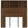 Mueble cabecero marrón roble 100x19x103,5 cm de vidaXL, Cabeceros y pies de cama - Ref: Foro24-817245, Precio: 53,62 €, Descu...