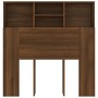 Mueble cabecero marrón roble 100x19x103,5 cm de vidaXL, Cabeceros y pies de cama - Ref: Foro24-817245, Precio: 54,07 €, Descu...