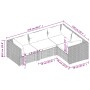 Set de muebles de jardín 4 pzas y cojines ratán sintético negro de vidaXL, Conjuntos de jardín - Ref: Foro24-3101673, Precio:...