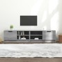 Muebles para TV 2 uds contrachapado gris Sonoma 80x35x36,5 cm de vidaXL, Muebles TV - Ref: Foro24-817120, Precio: 76,94 €, De...