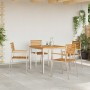 Conjunto de Comedor de Jardín 5 pcs Madera de Acacia Sólida en Mesas de jardín | Comprar online en Foru.es