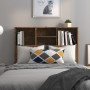 Armario cabecero roble ahumado 100x19x103,5 cm de vidaXL, Cabeceros y pies de cama - Ref: Foro24-817243, Precio: 45,01 €, Des...