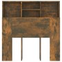 Armario cabecero roble ahumado 100x19x103,5 cm de vidaXL, Cabeceros y pies de cama - Ref: Foro24-817243, Precio: 45,01 €, Des...