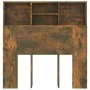 Schrank mit Kopfteil aus geräucherter Eiche, 100 x 19 x 103,5 cm von vidaXL, Kopf- und Fußteile - Ref: Foro24-817243, Preis: ...