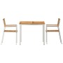 Conjunto de Comedor de Jardín 3 pcs Madera de teca maciza en Mesas de jardín | Comprar online en Foru.es