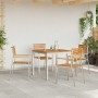 Conjunto de Comedor de Jardín 5 pcs Madera de teca maciza en Mesas de jardín | Comprar online en Foru.es