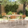 Conjunto de Comedor de Jardín 5 pcs Madera de teca maciza en Mesas de jardín | Comprar online en Foru.es