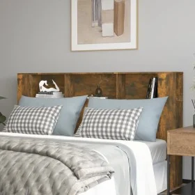 Smoked oak headboard furniture 180x18.5x104.5 cm by vidaXL, Headboards and footboards - Ref: Foro24-817276, Price: 70,97 €, D...