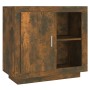 Aparador color roble ahumado 80x40x75 cm de vidaXL, Aparadores - Ref: Foro24-817237, Precio: 66,07 €, Descuento: %