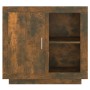 Aparador color roble ahumado 80x40x75 cm de vidaXL, Aparadores - Ref: Foro24-817237, Precio: 66,07 €, Descuento: %