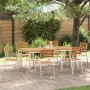 Conjunto de Comedor de Jardín 7 pcs Madera de teca maciza en Mesas de jardín | Comprar online en Foru.es