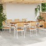 Conjunto de Comedor de Jardín 9 pcs Madera de teca maciza en Mesas de jardín | Comprar online en Foru.es