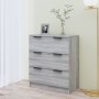 Aparador de madera contrachapada gris Sonoma 60x30x70 cm de vidaXL, Aparadores - Ref: Foro24-816986, Precio: 96,12 €, Descuen...