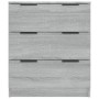 Aparador de madera contrachapada gris Sonoma 60x30x70 cm de vidaXL, Aparadores - Ref: Foro24-816986, Precio: 96,12 €, Descuen...
