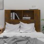 Mueble cabecero roble ahumado 100x18,5x104,5 cm de vidaXL, Cabeceros y pies de cama - Ref: Foro24-817264, Precio: 49,53 €, De...