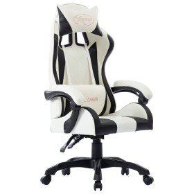 Silla gaming de cuero sintético negro en Sillas de oficina | Comprar online en Foru.es