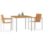 Conjunto de Comedor de Jardín 3 pcs Madera de Acacia Sólida en Mesas de jardín | Comprar online en Foru.es