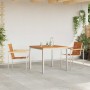 Conjunto de Comedor de Jardín 3 pcs Madera de Acacia Sólida en Mesas de jardín | Comprar online en Foru.es
