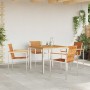 Conjunto de Comedor de Jardín 5 pcs Madera de Acacia Sólida en Mesas de jardín | Comprar online en Foru.es