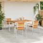 Conjunto de Comedor de Jardín 5 pcs Madera de Acacia Sólida en Mesas de jardín | Comprar online en Foru.es
