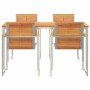 Conjunto de Comedor de Jardín 5 pcs Madera de Acacia Sólida en Mesas de jardín | Comprar online en Foru.es