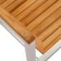 Conjunto de Comedor de Jardín 5 pcs Madera de Acacia Sólida en Mesas de jardín | Comprar online en Foru.es