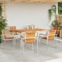 Conjunto de Comedor de Jardín 7 pcs Madera de Acacia Sólida en Mesas de jardín | Comprar online en Foru.es