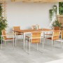 Conjunto de Comedor de Jardín 7 pcs Madera de Acacia Sólida en Mesas de jardín | Comprar online en Foru.es