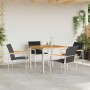 Conjunto de Comedor de Jardín 5 pcs Madera de Acacia Sólida en Mesas de jardín | Comprar online en Foru.es