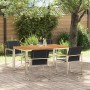 Conjunto de Comedor de Jardín 5 pcs Madera de Acacia Sólida en Mesas de jardín | Comprar online en Foru.es