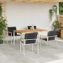 Conjunto de Comedor de Jardín 5 pcs Madera de Acacia Sólida en Mesas de jardín | Comprar online en Foru.es