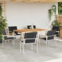 Conjunto de Comedor de Jardín 7 pcs Madera de Acacia Sólida en Mesas de jardín | Comprar online en Foru.es